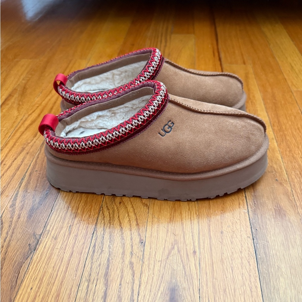 UGG Brown Suede Slip-On Shoes